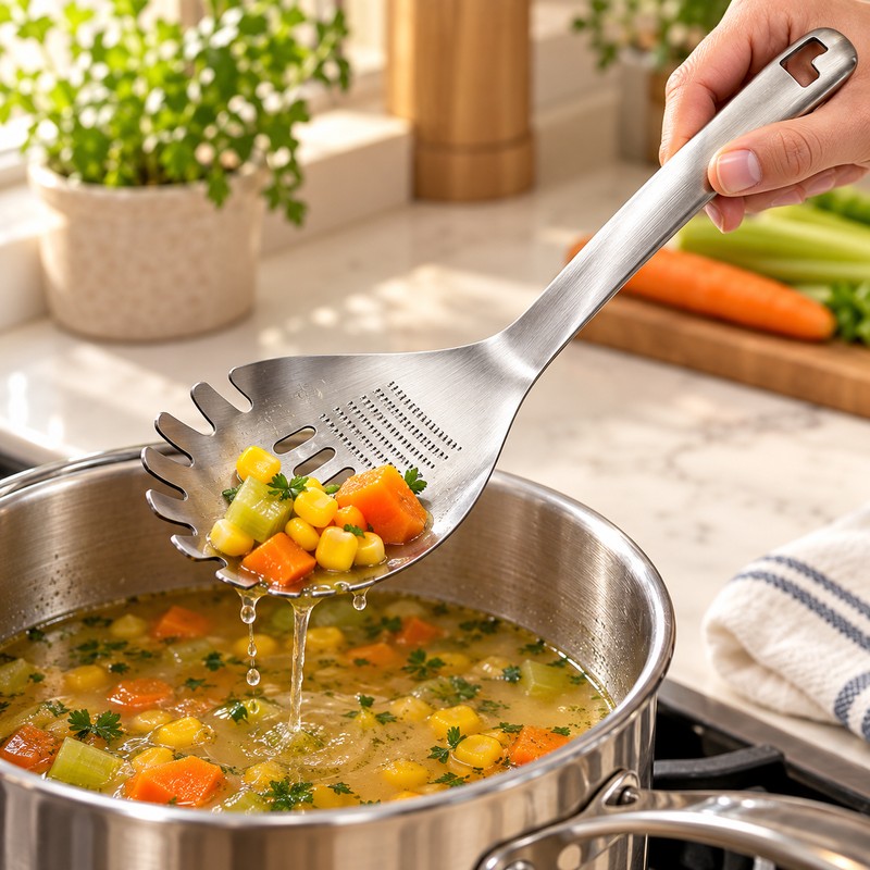 Stainless Steel Ginger Garlic Grater Multi-functional Grinding Spoon Egg, Soup