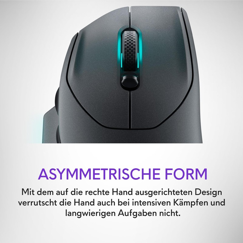 Alienware AW620M kabellose Gaming Mouse - Dark Side of The