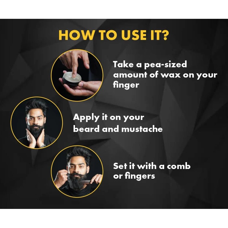 Barba De Urbangabru, Cera De Bigote Para Hombres - Strong