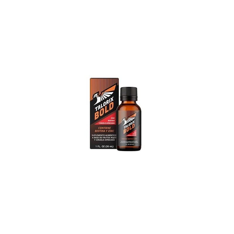 Talorix Bold - Gotas para Hombres | Fórmula con Biotina,