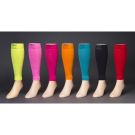 NV-X Sport Leg Sleeves 15-20MMHG Compression Enhanced Performance and Protection, Acid Pink, Small