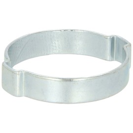 Oetiker 10100002 Zinc-Plated Steel Hose Clamp, Double Ear, Clamp ID Range 3.4 mm (Closed) - 5.0 mm (Open) (Pack of 5)