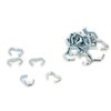 EVERLASTO 100 Pack - Shock Cord Steel Clamps/Hog Rings for 4mm to 6mm Bungee Cord