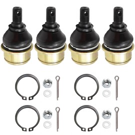 Anxingo 51375-HP5-601 Upper Lower Ball Joint Set Replacement for Honda TRX420 450 500 Foreman Rancher Rubicon 51355-HN0-A01 51355-HN0-A00 4 Pack