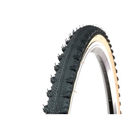 28 Zoll Fahrrad Reifen 37-622 Gravel Cross Retro 28×1 3/8 Mantel Tire braun schwarz