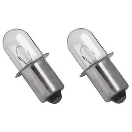 (2) 18 Volt Flashlight Replacement Xenon Bulbs for SKIL Model 2897 1619P05627