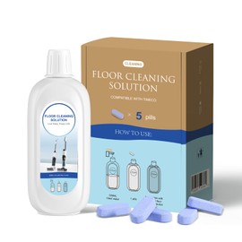 Nukisa 5 Bottles Compatible with Tineco Cleaning Solution 500ml Per Bottle Lavender Scents Floor Cleaner Compatible with All Robot Vacuums with Mopping and Cordless Wet/Dry Vacuum (Lavender Scents)