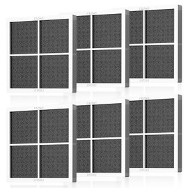 BELVITA Refrigerator Air Filter Replacement for LG LT120F, ADQ73214404, ADQ73214403, ADQ73214402, Kenmore Elite 469918, 9918, 46-9918, ADQ73334008, IFXS28968S, lfxs24623S Air Filter, 6 Pack