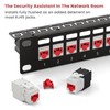 NataLink 100 Pcs RJ45 Port Lock with 10 Key, Locking