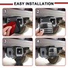 Hitch Covers 2 Inch, Rubber Trailer Hitch Cover, Square Mouth