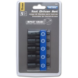Titan Tools - 5-Pc Metric Nut Driver Set (15221)