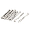 uxcell M6x65mm Stainless Steel Hex Key Socket Head Cap Screws