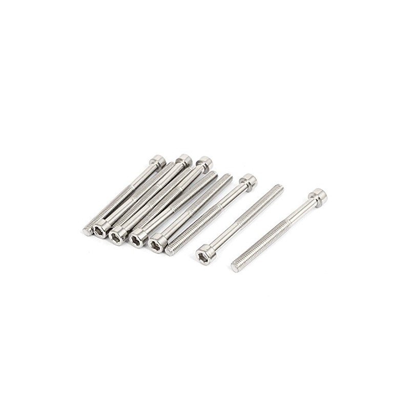 uxcell M6x65mm Stainless Steel Hex Key Socket Head Cap Screws