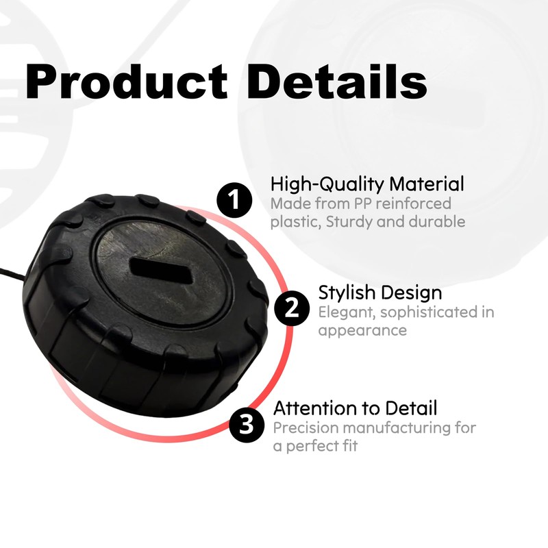 Fuel Cap and Oil Cap Set for Stihl Chainsaws MS170,