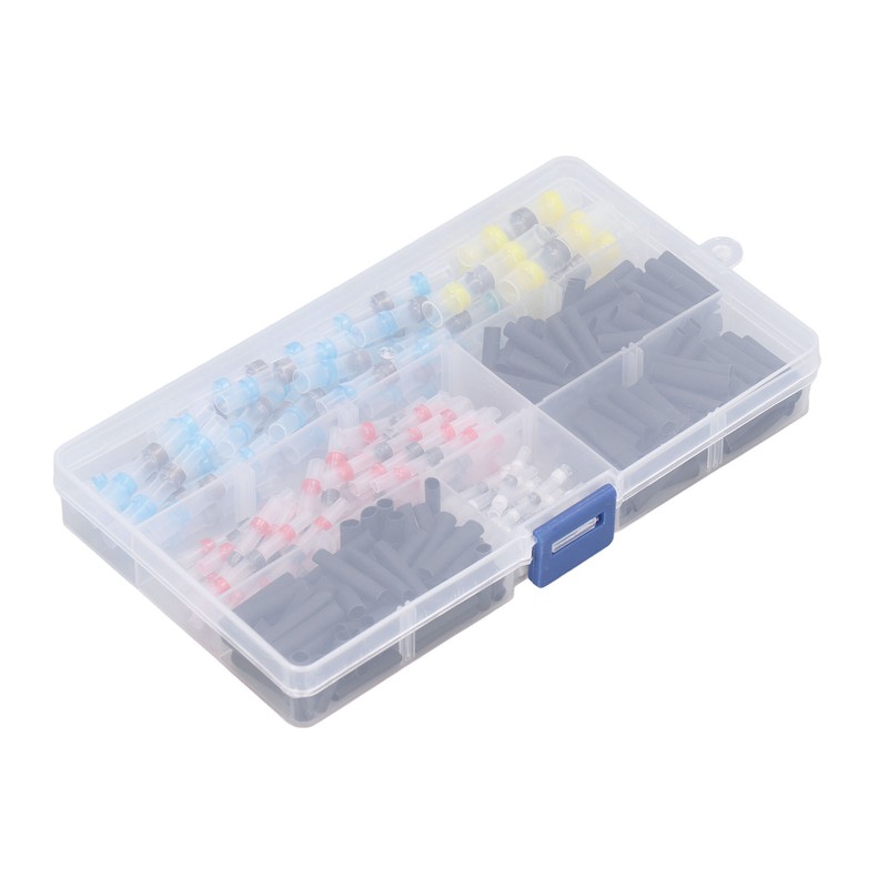 Solder Seal Wire Connectors Heat Shrink Tubing Kit Marine Insulated