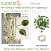 suddus 200 LED Vine with Light Plug in, 6.5ft x
