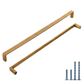 KNOKLOCK 6 Pack 12-3/5 Inch(320mm) Kitchen Cabinet Handles Gold Cabinet Pulls Kitchen Cabinet Hardware Drawer Pulls for Cupboard Wardrobe