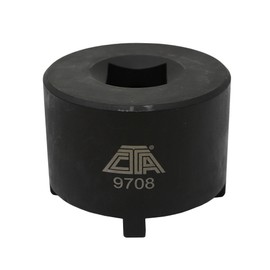CTA Tools Heavy Duty Mack Truck Kingpin Socket – 2-3/8 Inch King Pin Cap Remover for 16,000-20,000 lb Axles, Designed for Impact Guns or Breaker Bars, Heat-Treated for Durability