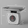 Taylor Analog Kitchen Scale Mechanical Food Scale, 22 lb Capacity,