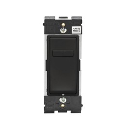 Leviton Renu Dimmer Switch Companion for Multi-Location Dimming, RE00R-OB, Onyx Black