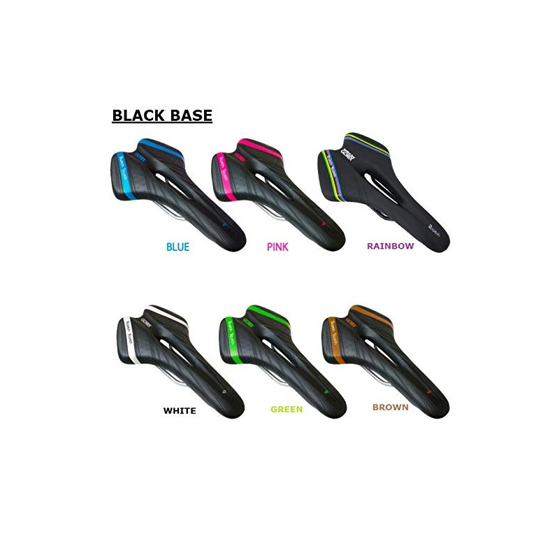 GORIX Bike Saddle Seat Comfortable Cushion with Rail Mountain Road