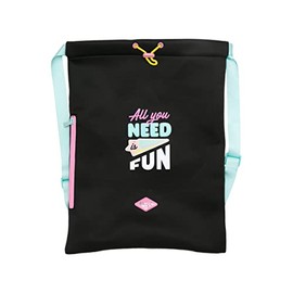 Mr Wonderful Drawstring Bag Power - All you need is fun, multicoloured