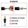 Simpson Cleaning 80143 3600 PSI Universal Turbo Pressure Washer Nozzle,
