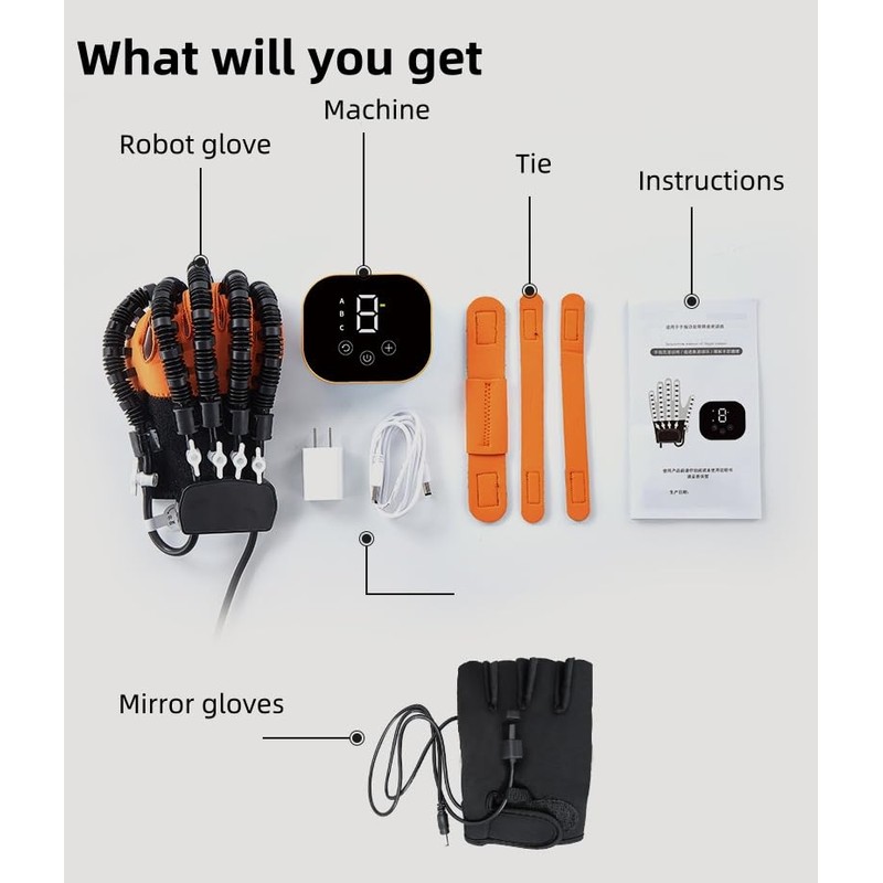GENDOING Rehabilitation Robot Glove for Stroke, Robotic Hand Stroke Recovery