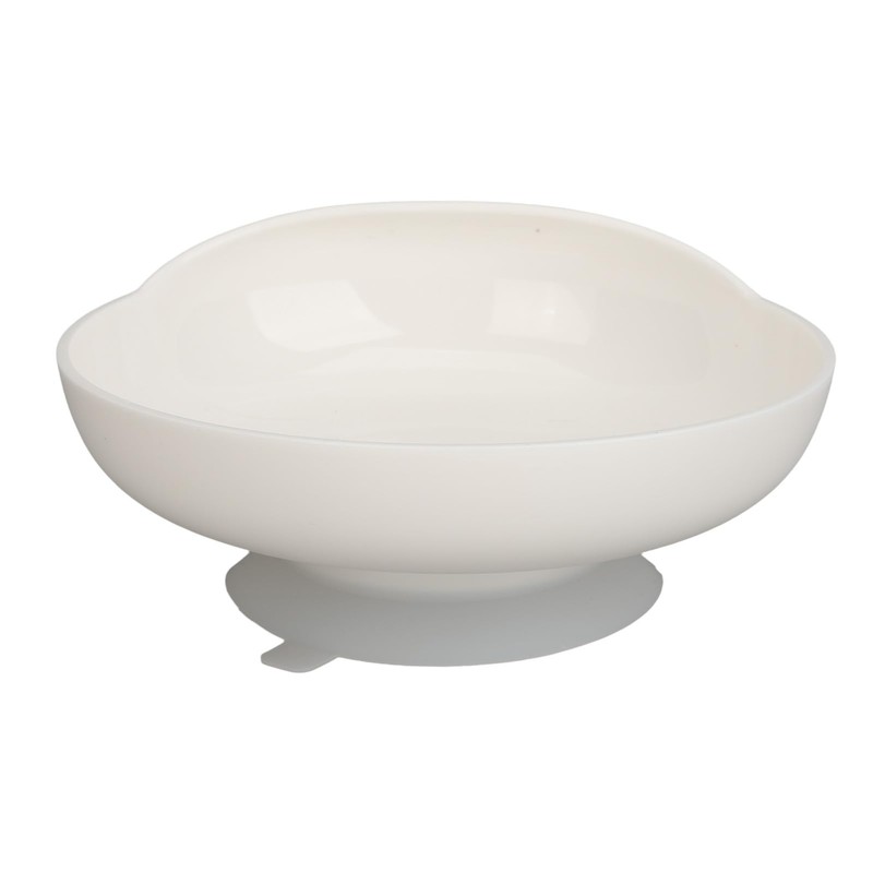 Spill Proof Scoop Plate with Anti Skid Base, Easy Food