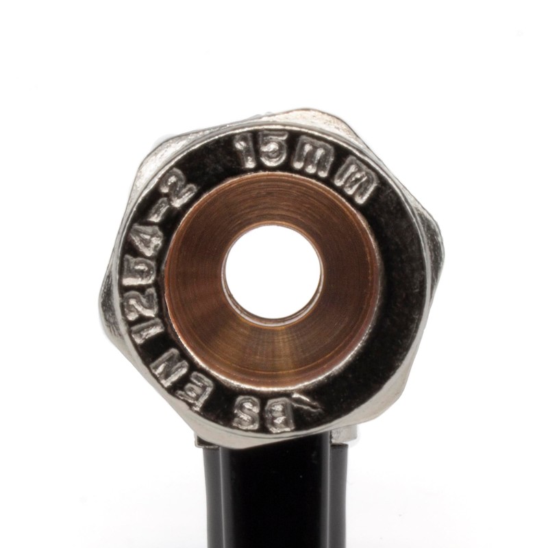 15mm Compression Lever Isolation Valve - Heavy Duty Brass Shut