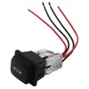 Self-Locking Waterproof Rocker Switch Polarity Reverse Switch Toggle Switch Micro