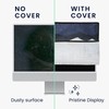 kwmobile Dust Cover for 31-32" monitor - Linen Monitor Protector