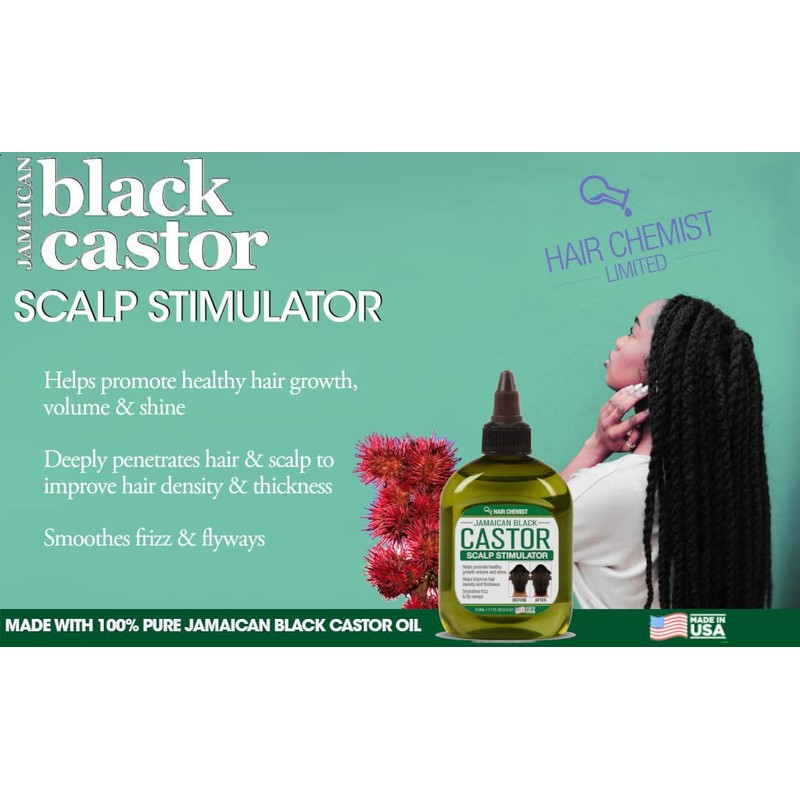 Hair Chemist Jamaican Black Castor Oil Scalp Stimulator 7.1 oz