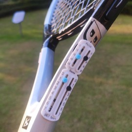 FUMELPRO Score Keeper for Tennis Racket and Padel,Easily Mounted Small Score Board to Keep Score of Points.numbers carved by Laser, bonded with strong Adhesive without Falling off,the Best Tennis Gift