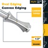 Akylin's Convex Edge Oval Router Bit 1/2" SHK x 1-13/16"CL,