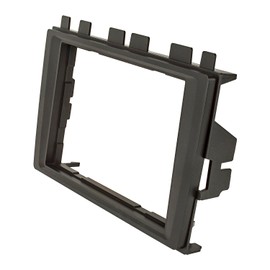 tomzz Audio 2457-053-1 Double DIN Radio Faceplate Compatible with VW Polo from 2018 VW T6.1 for Vehicles without OEM Radio Black