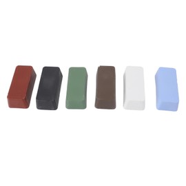 Metal Polishing Wax, Multifunctional Solid Metal Polishing Stick, 6 Pieces for Zinc Alloys