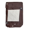 10' x 14' Brown & White Reversible Heavy Duty Tarp