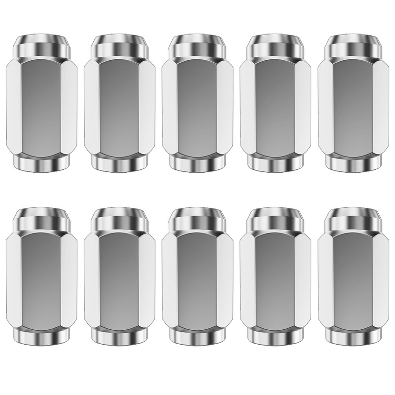 Lusperi Acorn Lug Nuts,1/2"-20 Thread,for Trailer Wheels,1.58" Tall 60 Degree
