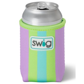 Swig Life Standard Can Coolie, 12oz Can Holder, Neoprene Insulated Cooler with Pocket, Covers for Standard 12 oz Beer Bottles, Beach Accessories for Women (Ultra Violet)