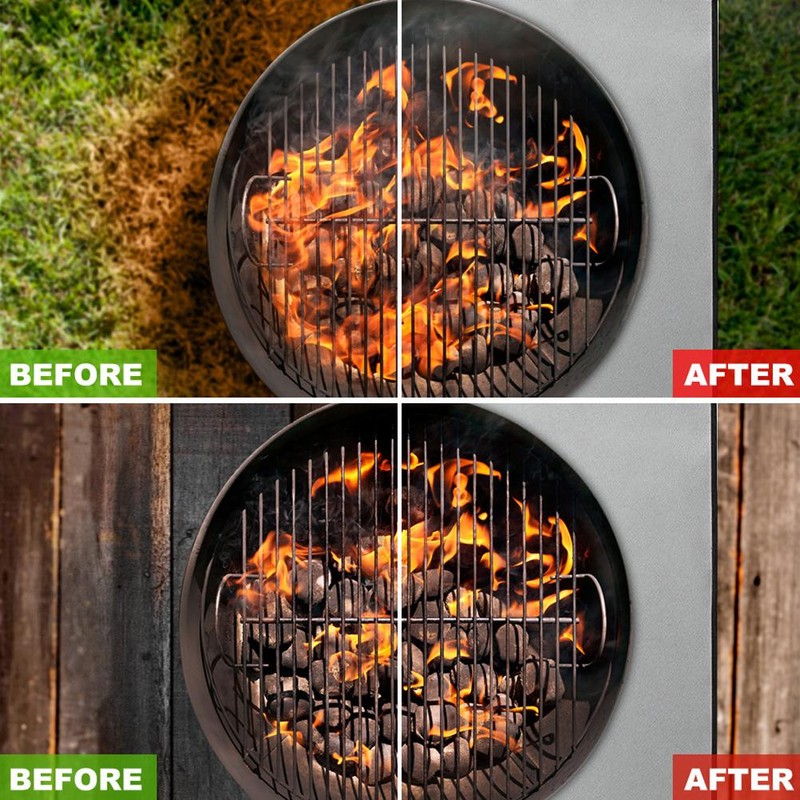 Fireproof Mat Under The Grill Mat Fire Pit Mat for