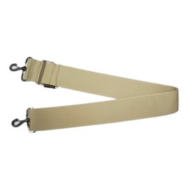 Waist Point MIL-903 Non-Padded Shoulder Strap (Bag Shoulder Strap), Beige, 1.5 inches (38 mm)
