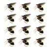 20 Pieces Fly Fishing Bionic Bee Baits Artificial Insects Simulation