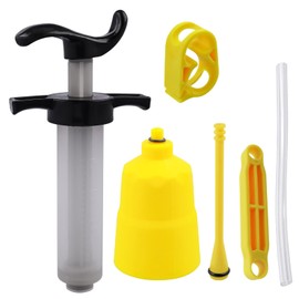 Bestgle Bicycle Brake Bleeding Kit 7 Pieces Brake Bleeding Kit Hydraulic Disc Brake Mineral Oil for Hydraulic Brake