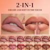 Mrettick 6PCS Matte Lippenstift Crayon Lip Liner Bleistift für Frauen,