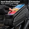 Bicycle Phone Frame Bag for Cycling – Waterproof Front Tube