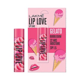Lakme Lip Love Gelato Lip Balm - Pink, Bubblegum, 4.5 grams