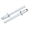 sourcing map 100Pcs 5/32"x3/8" Round Head Blind Rivets, Zinc-Plated Carbon