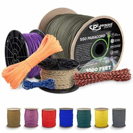 Paracord Planet Blue 550 Paracord – All Our Solid Shades of Blue in One Spot – Sizes Range from 10’-1000’