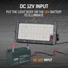TOPINCN LED Flood Light, 50W 12V Waterproof Bright White Courtyards